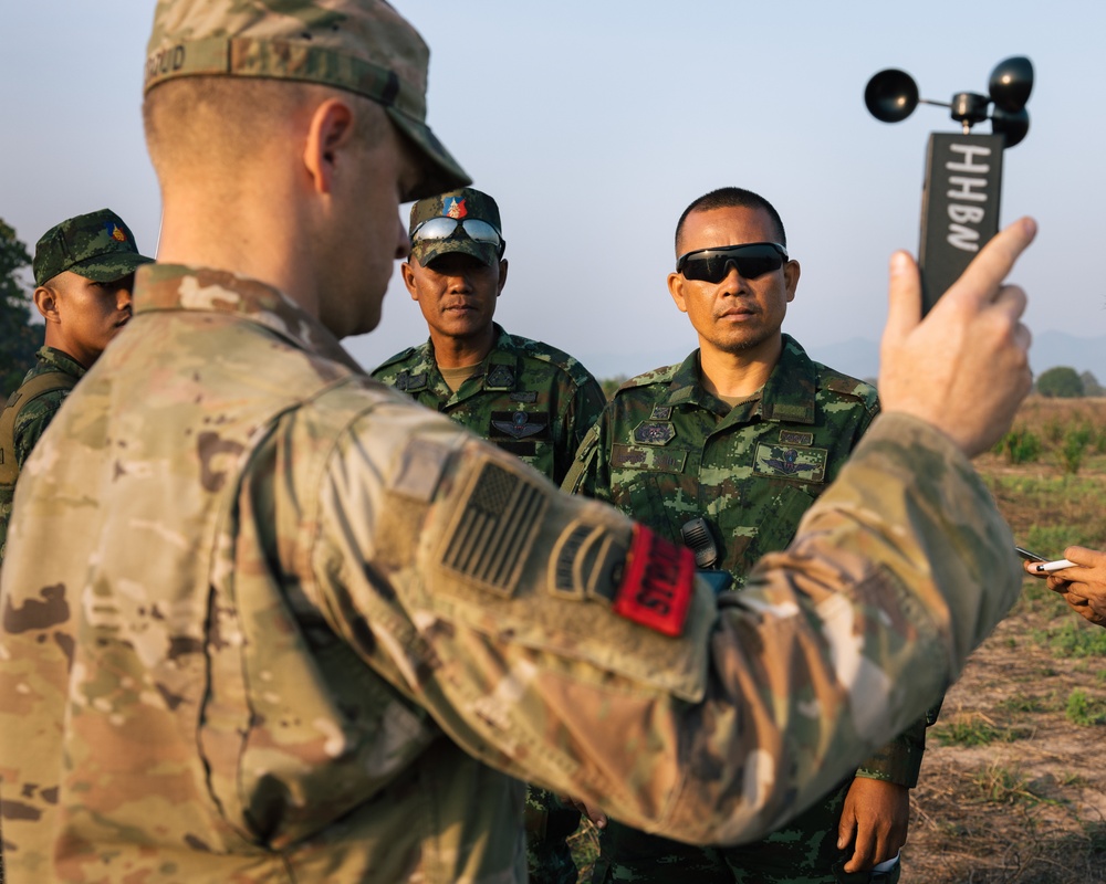 82nd Airborne Division and Royal Thai Army Soldiers conduct a Strategic Airborne Operation