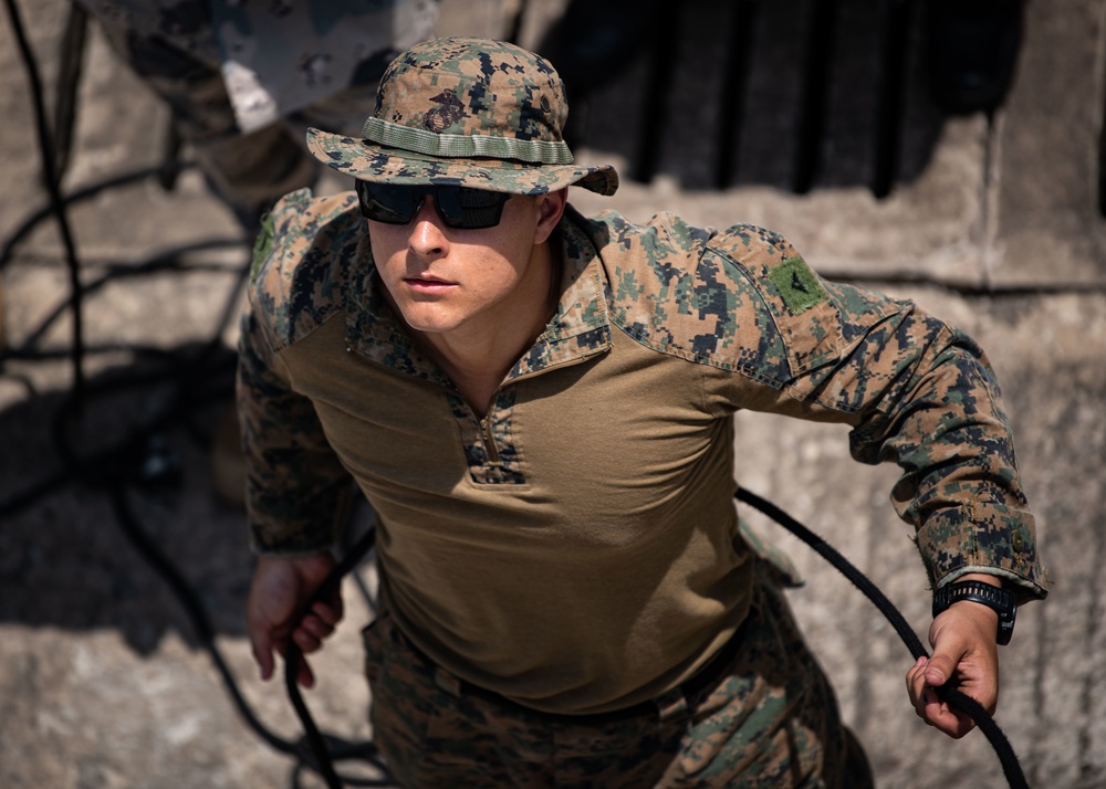 Cutlass Express 2023 participants conduct VBSS boarding training