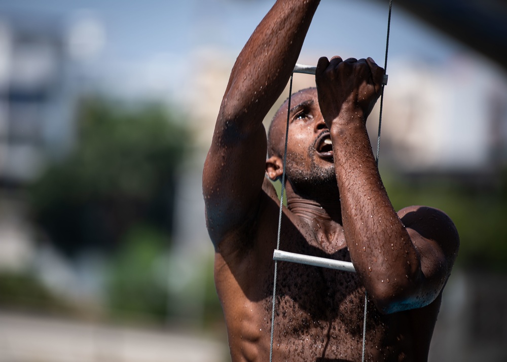 Cutlass Express 2023 participants conduct VBSS water-skills training