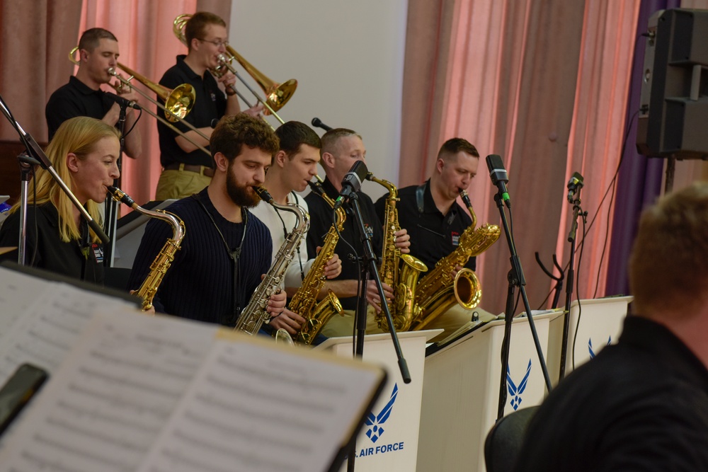 USAFE band celebrates Martisor Festival in Moldova