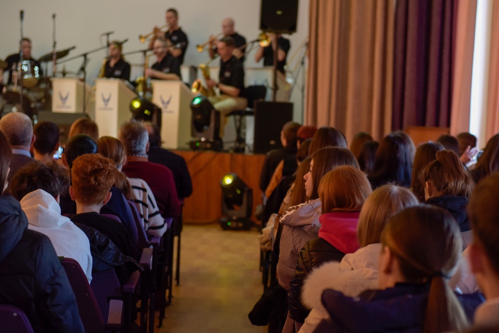 USAFE band celebrates Martisor Festival in Moldova