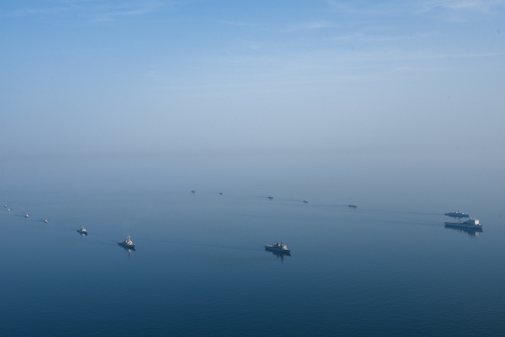 IMX 23 Formation Sail in Arabian Gulf