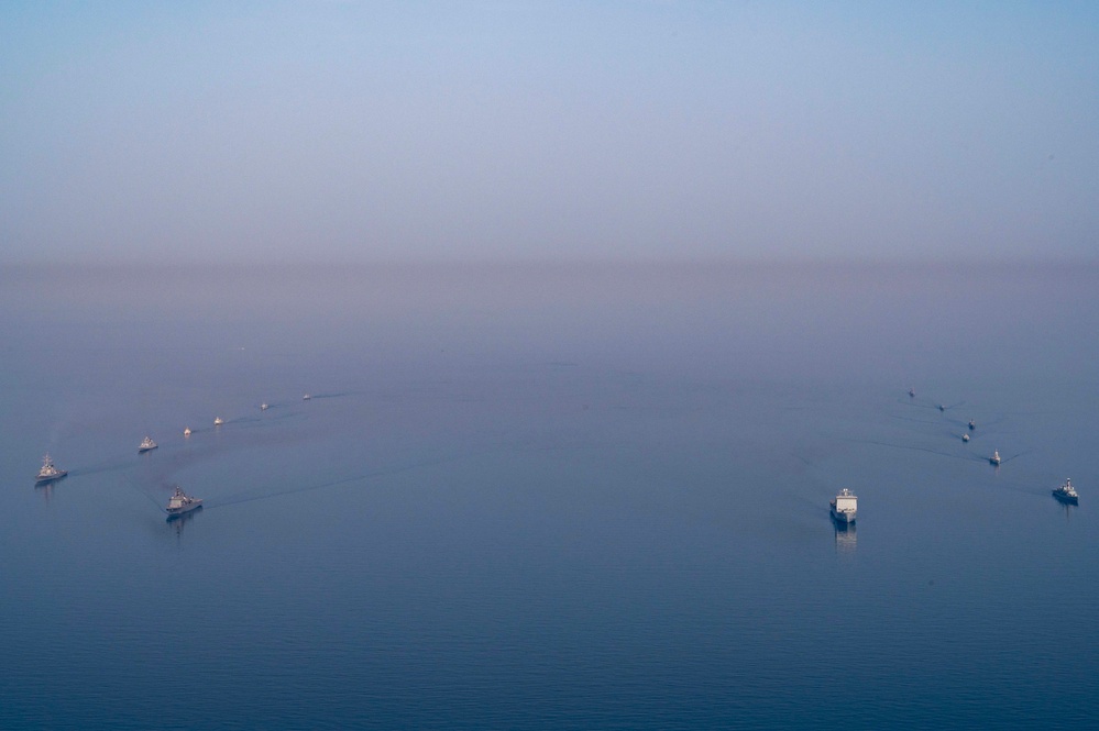 IMX 23 Formation Sail in Arabian Gulf