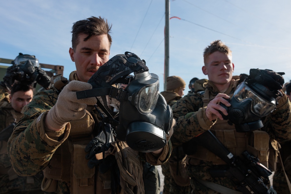 U.S. Marines with 2nd Landing Support Battalion Conduct a Simulated Chemical Biological Radiological and Nuclear Attack in Fort Drum