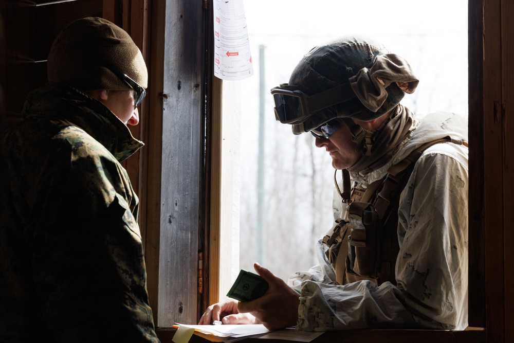 U.S. Marines with 2nd Landing Support Battalion Conduct Disbursing Operations in Fort Drum