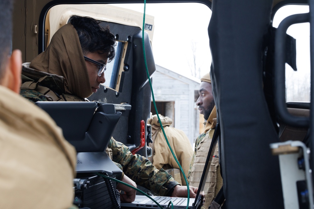 U.S. Marines with 2nd Landing Support Battalion Conduct Disbursing Operations in Fort Drum