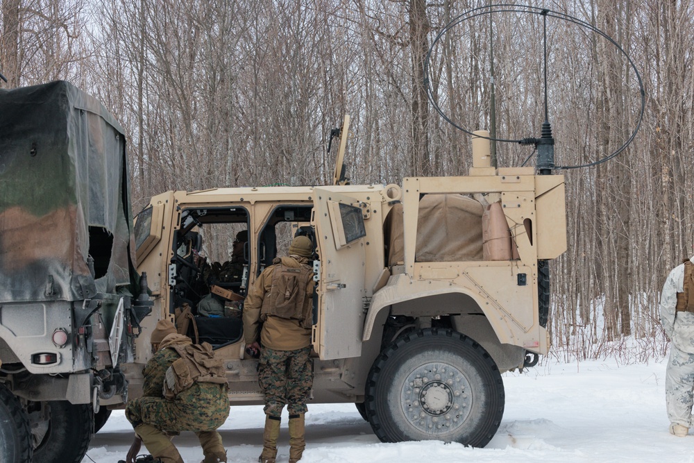 U.S. Marines with 2nd Landing Support Battalion Conduct Disbursing Operations in Fort Drum