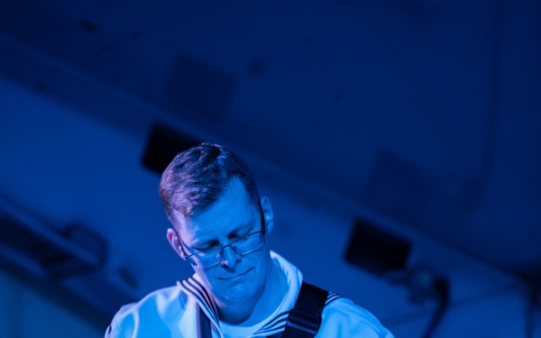 U.S. Naval Forces Europe Africa Band Performs at Camp Lemonnier Durring Cutlass Express 2023