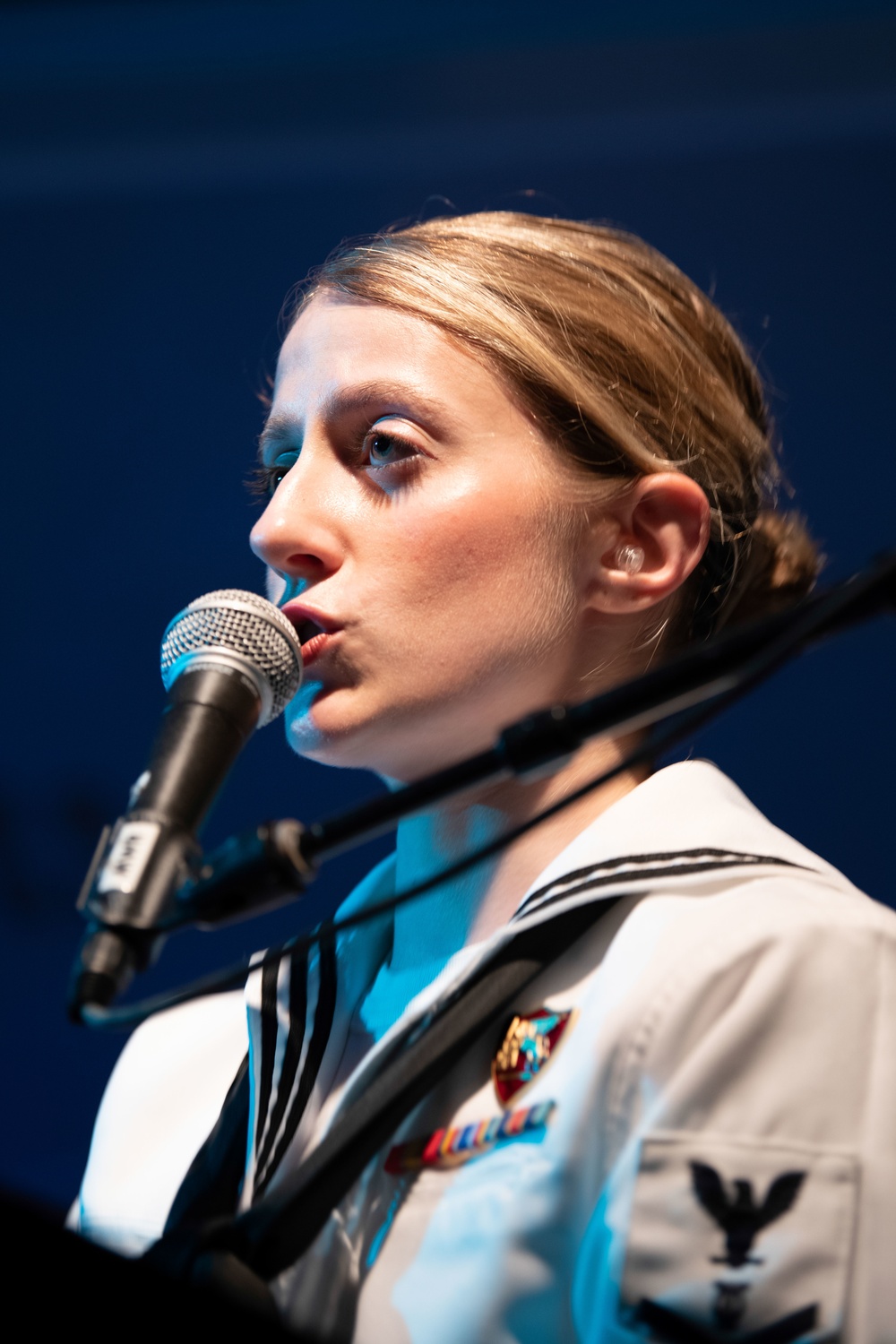 U.S. Naval Forces Europe Africa Band Performs at Camp Lemonnier Durring Cutlass Express 2023