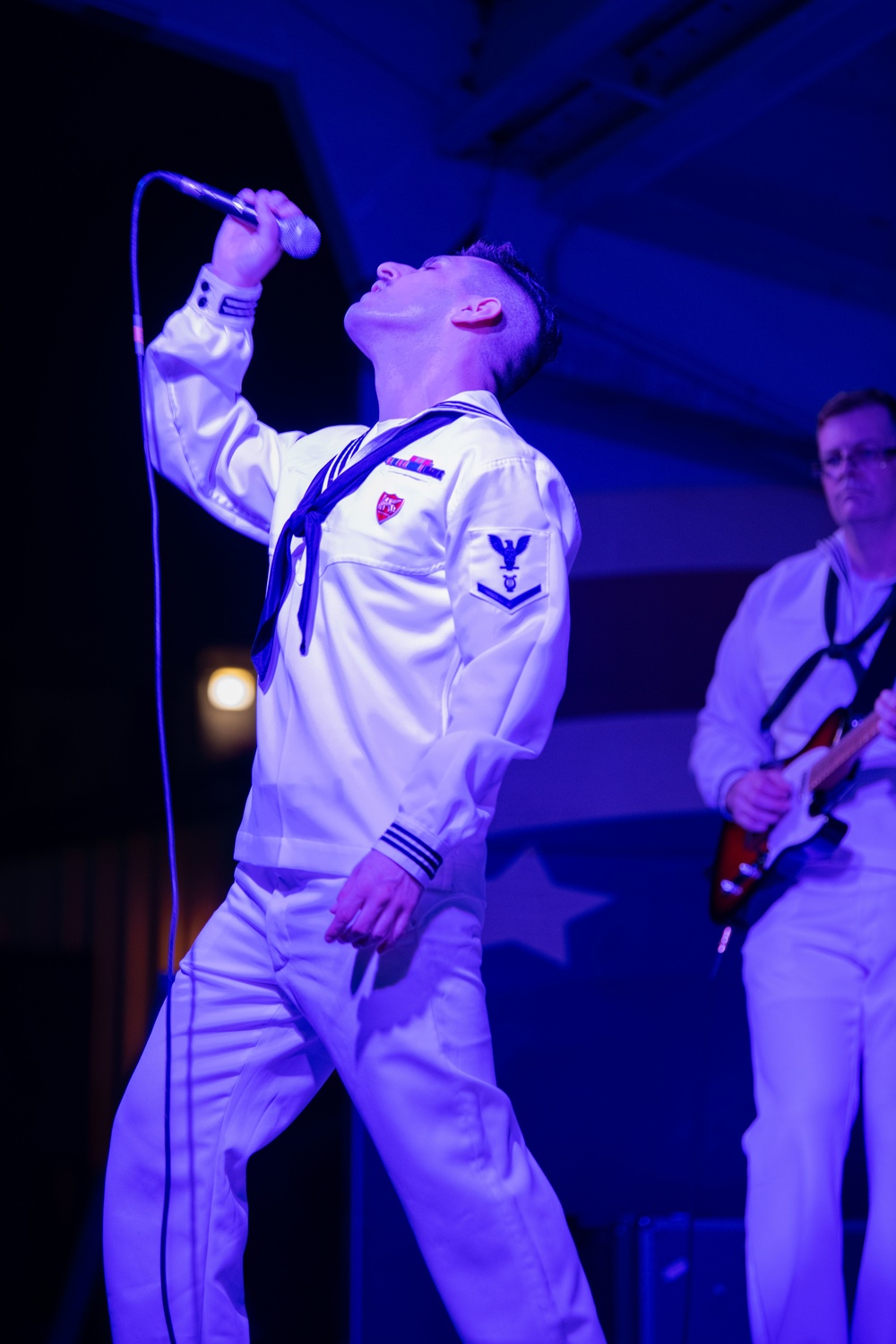 U.S. Naval Forces Europe Africa Band Performs at Camp Lemonnier Durring Cutlass Express 2023