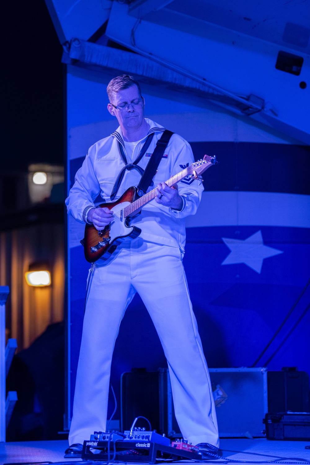 U.S. Naval Forces Europe Africa Band Performs at Camp Lemonnier Durring Cutlass Express 2023