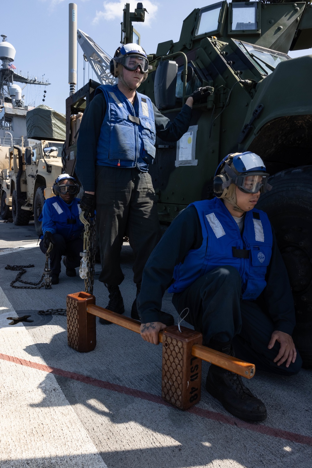 Flight Ops aboard USS Ashland