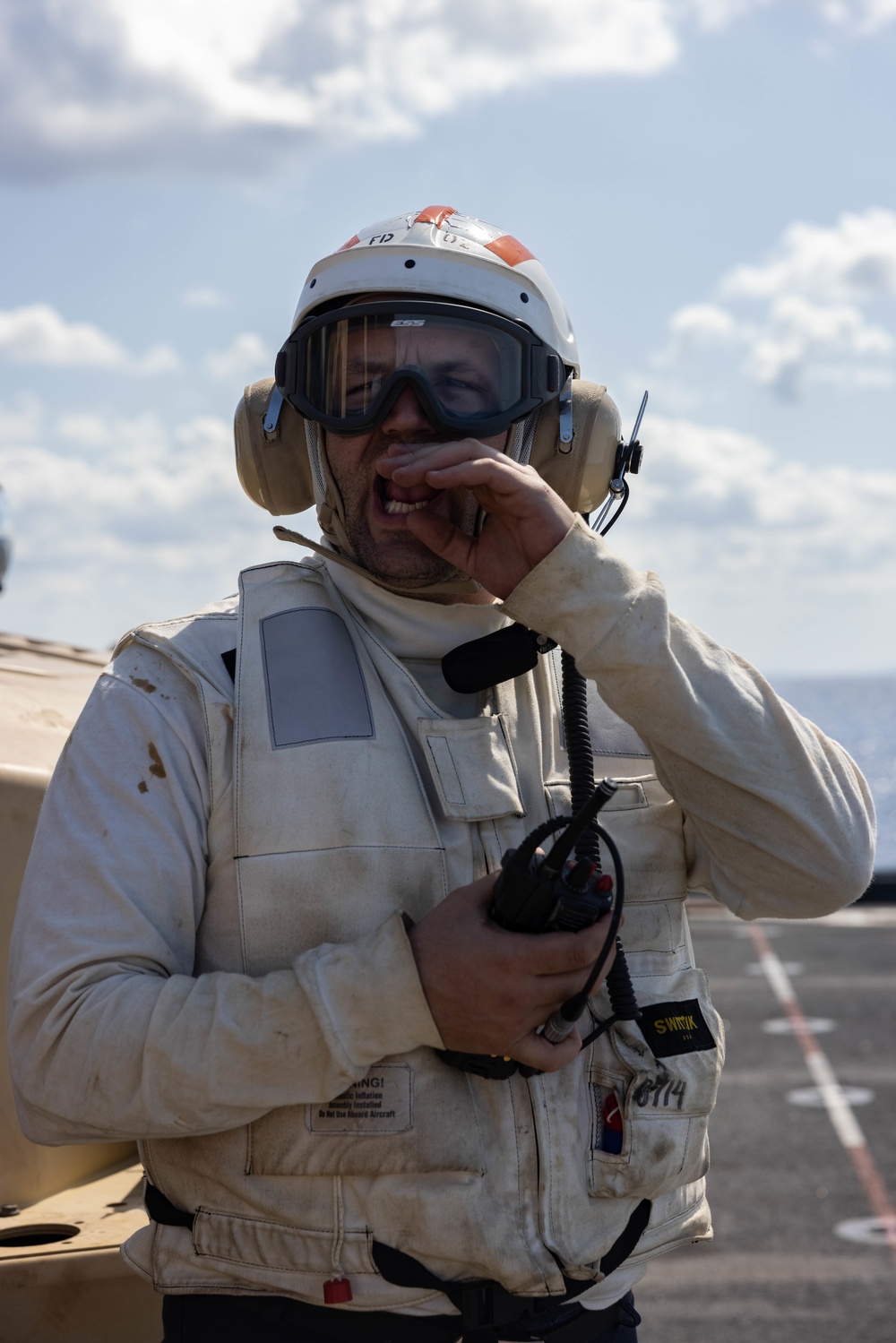 Flight Ops aboard USS Ashland