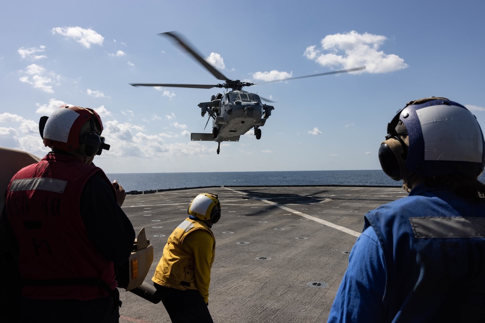 Flight Ops aboard USS Ashland