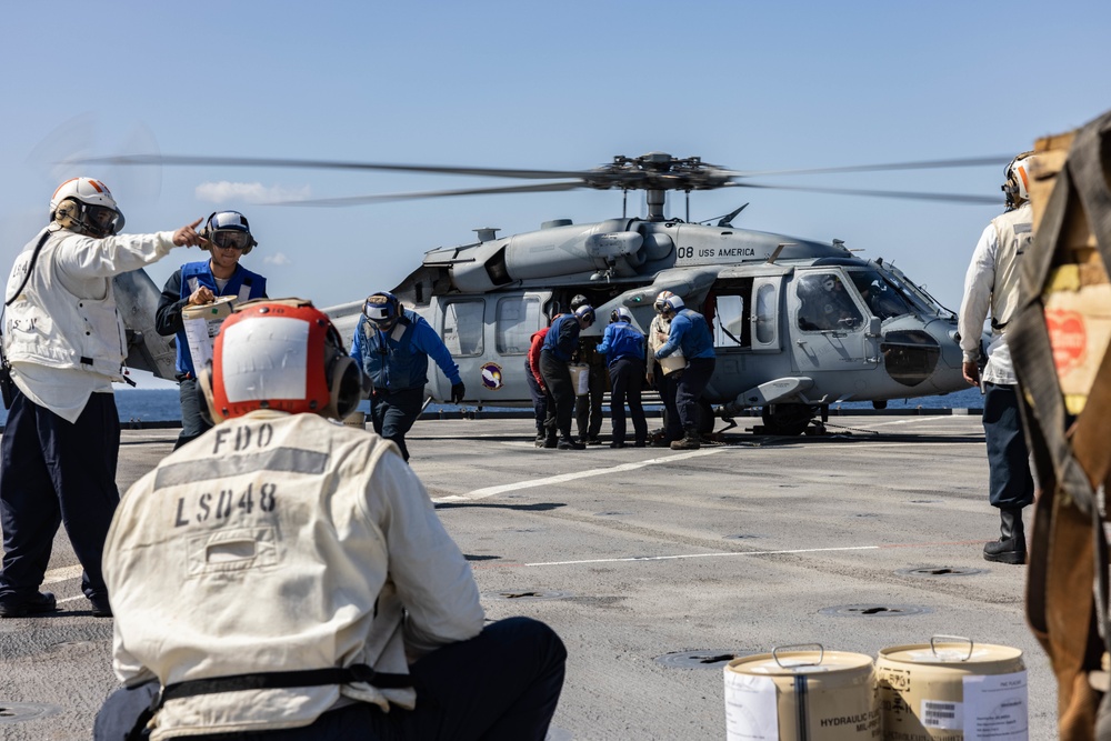 Flight Ops aboard USS Ashland