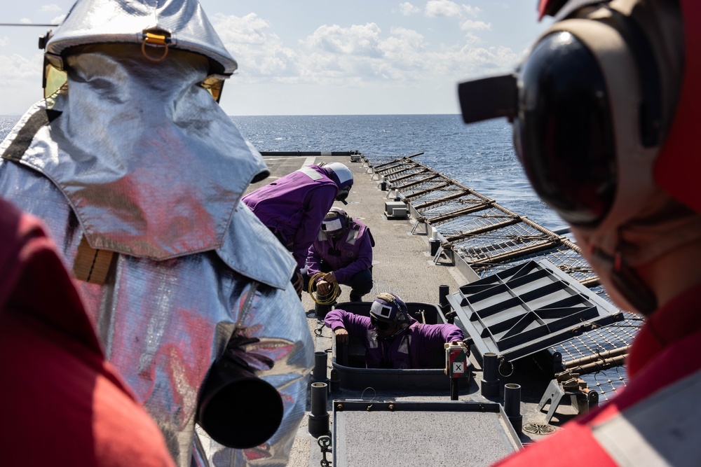 Flight Ops aboard USS Ashland