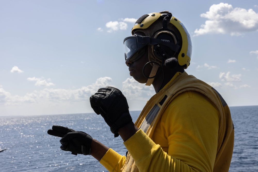 Flight Ops aboard USS Ashland