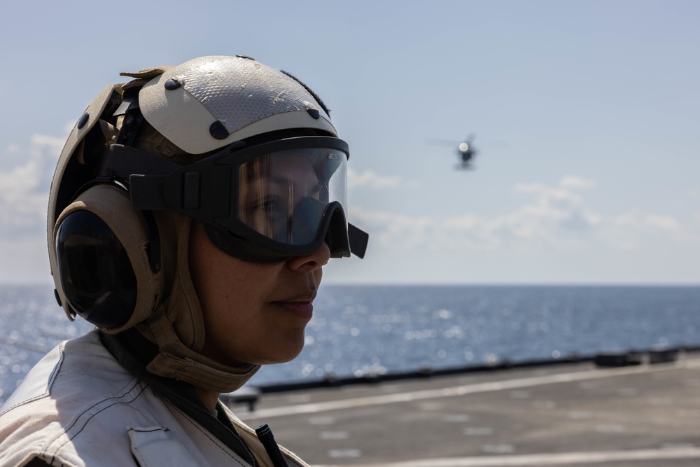 Flight Ops aboard USS Ashland