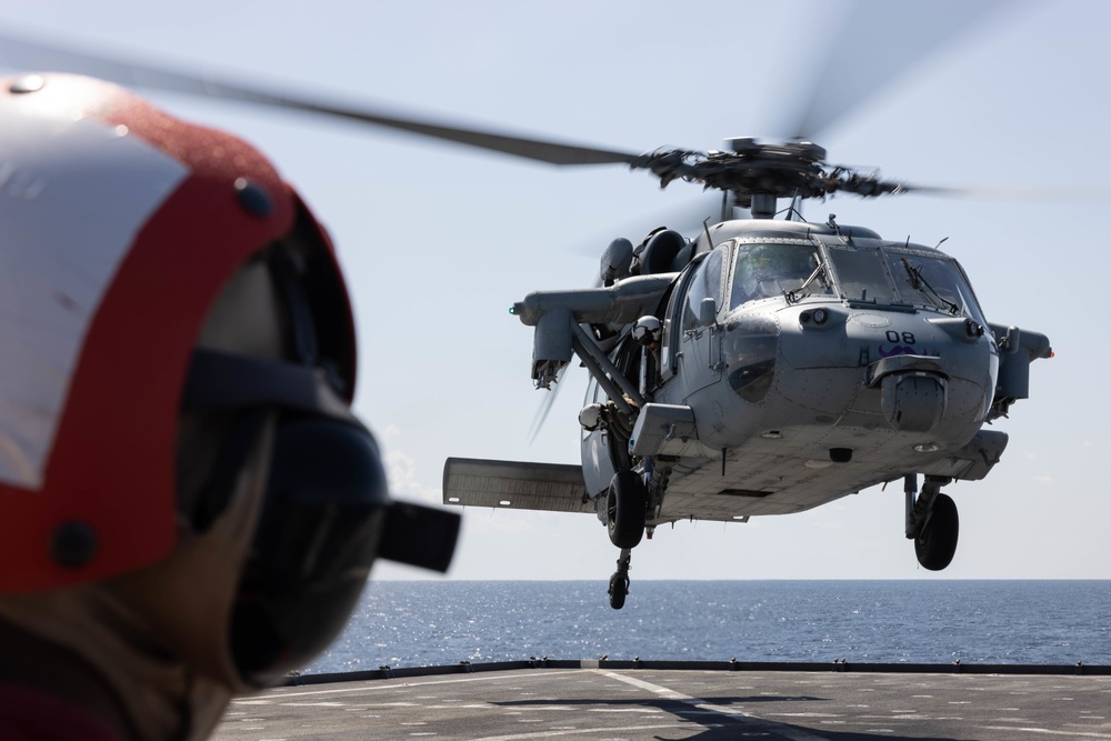 Flight Ops aboard USS Ashland