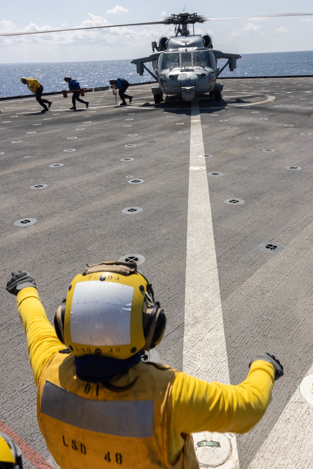 Flight Ops aboard USS Ashland