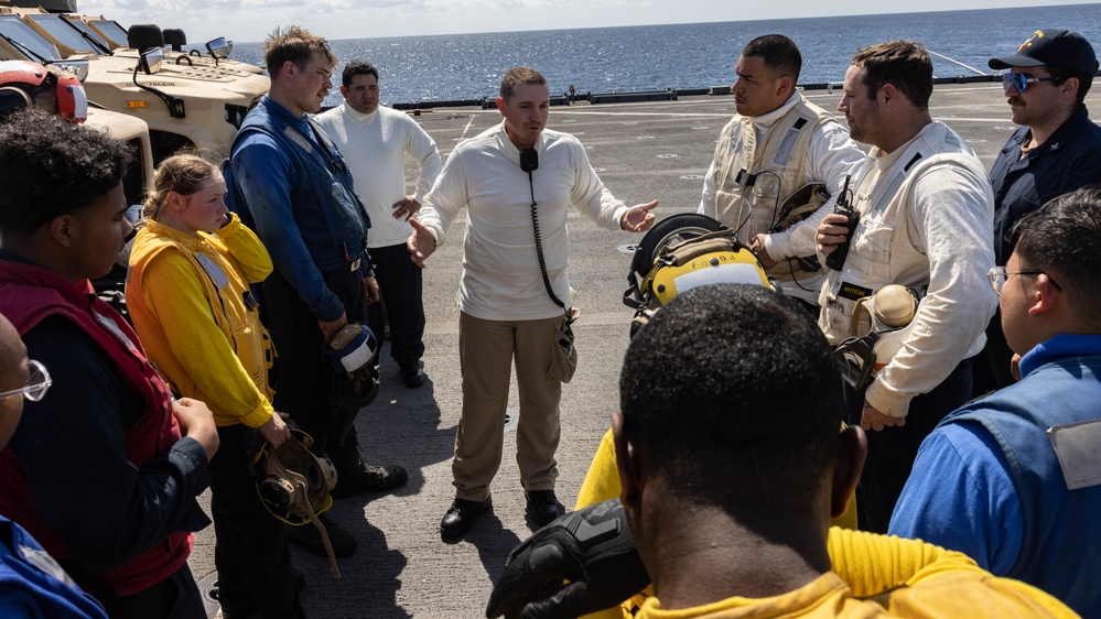 Flight Ops aboard USS Ashland