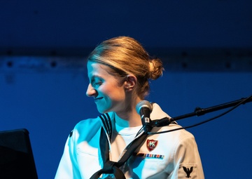 U.S. Naval Forces Europe Africa Band Performs at Camp Lemonnier During Cutlass Express 2023