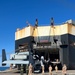 Marines and Saudi Port Authority workers at Yanbu Industrial Port, Kingdom of Saudi Arabia