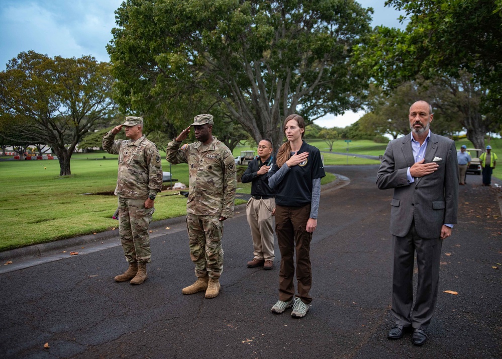 DPAA conducts WWII disinterment ceremony