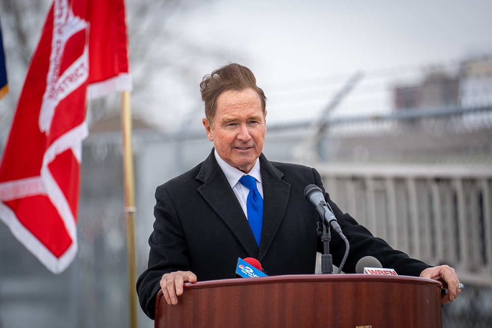 USACE Buffalo District Hosts Congressman Brian Higgins at Black Rock Lock