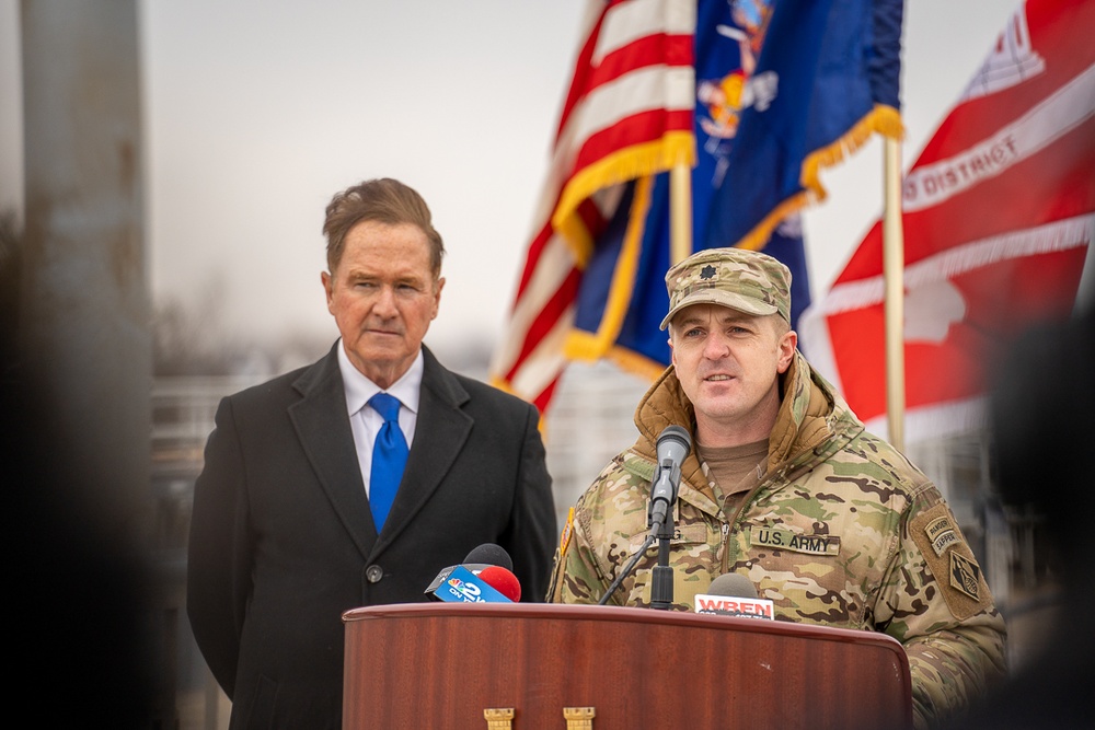 USACE Buffalo District Hosts Congressman Brian Higgins at Black Rock Lock