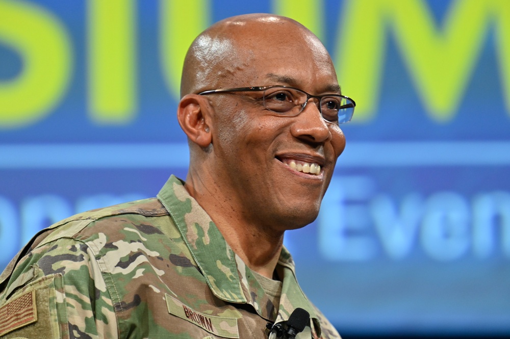 CSAF Brown gives keynote at AFA 2023 Warfare Symposium