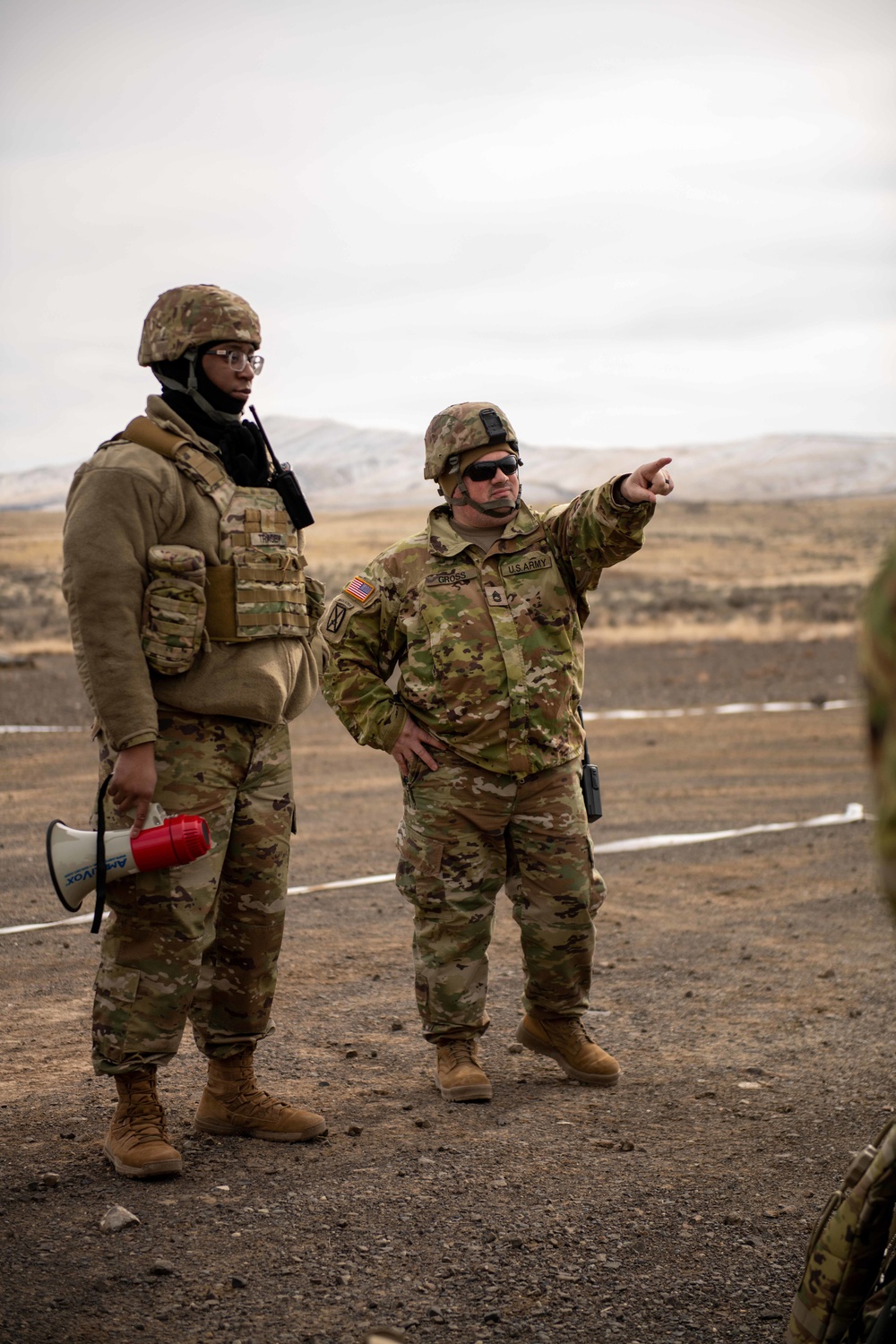 Alpha Company, 181st BSB, Mounted M240B range