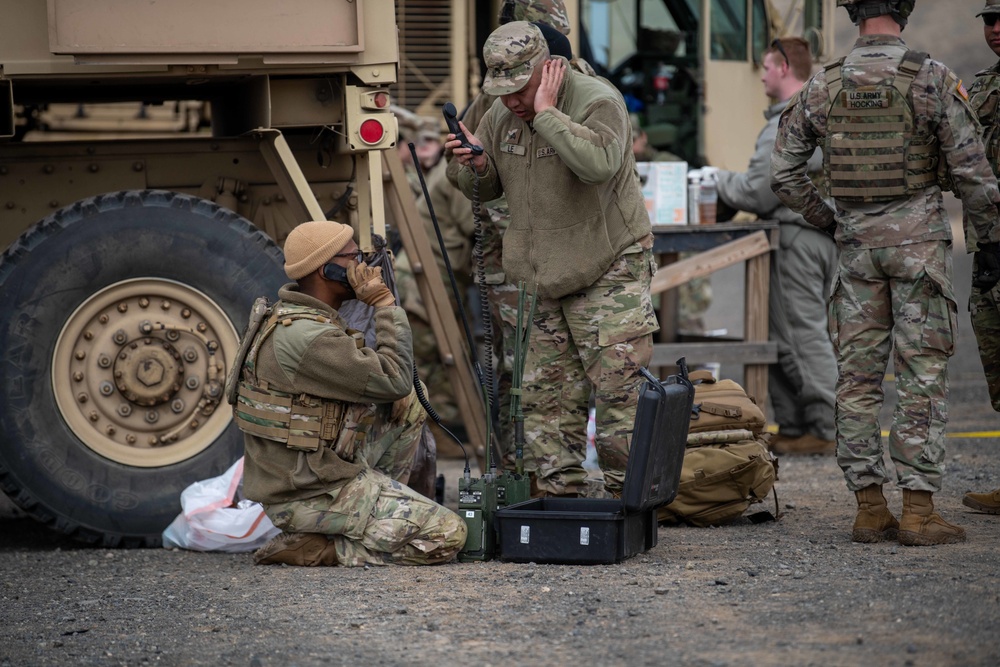 Alpha Company, 181st BSB, Mounted M240B range