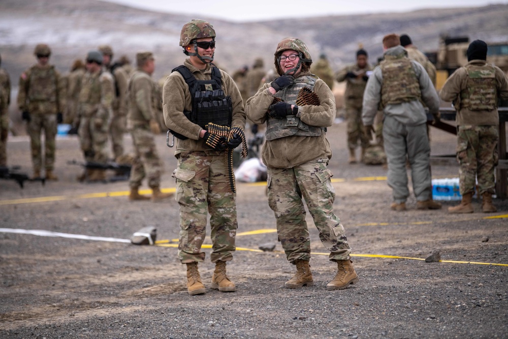 Alpha Company, 181st BSB, Mounted M240B range