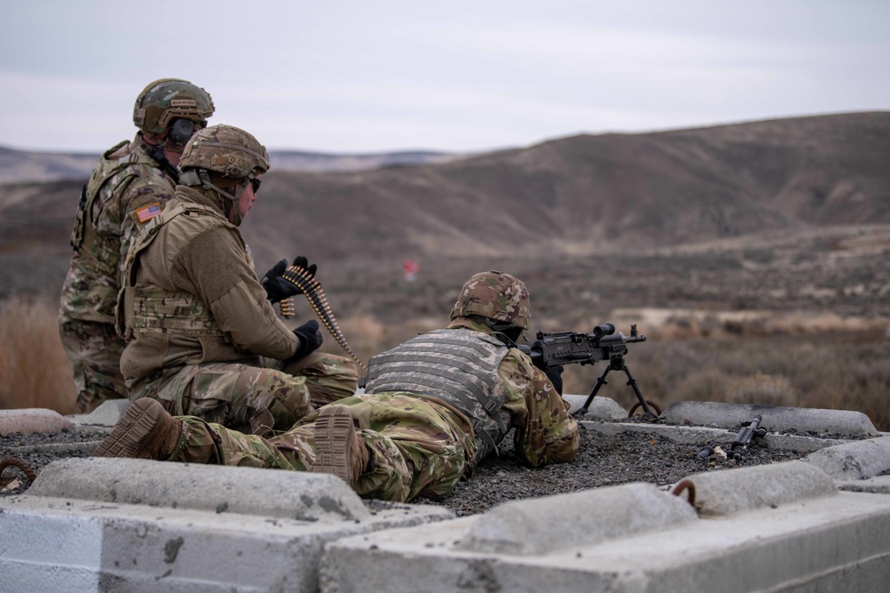 Alpha Company, 181st BSB, Mounted M240B range