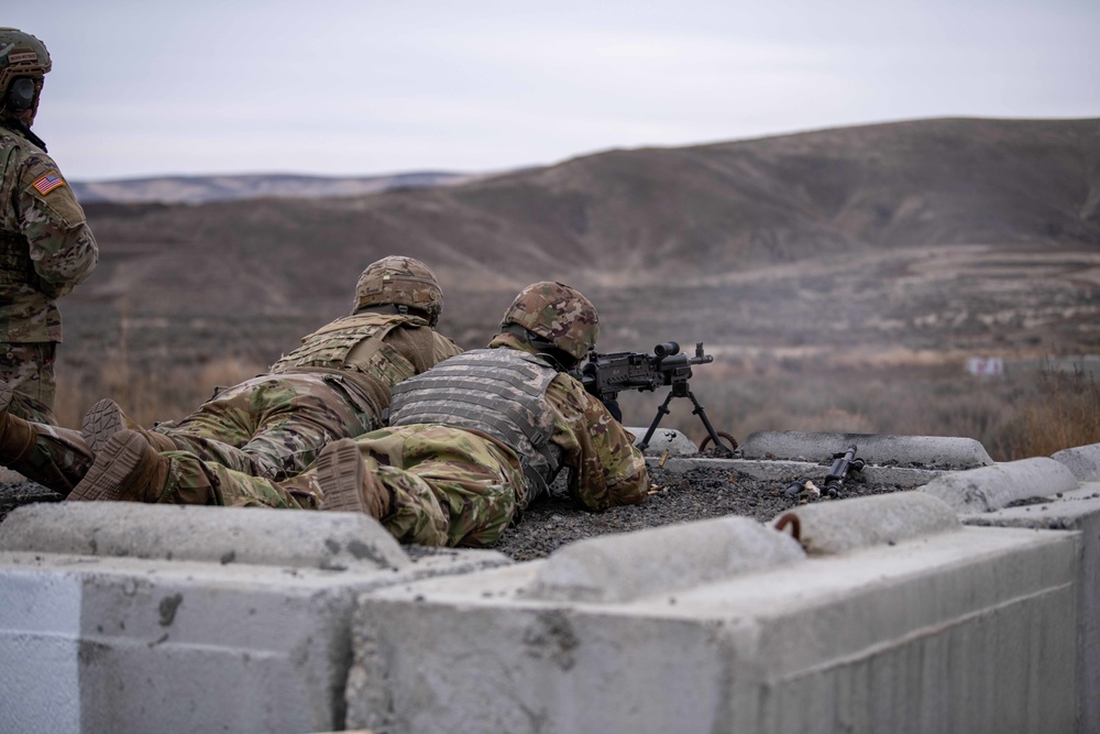 Alpha Company, 181st BSB, Mounted M240B range