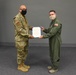 U.S. Air Force Tech. Sgt. Tyree Reeves receives Air Force Commendation Medal