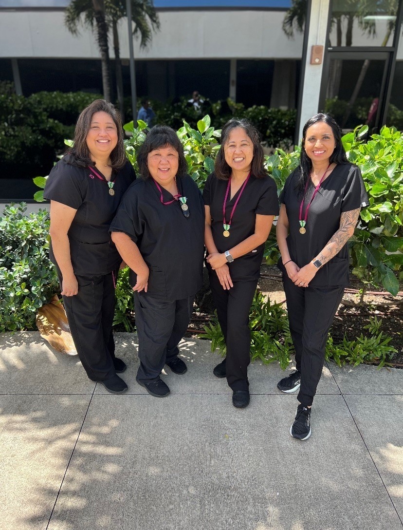 Warrior Ohana Medical Home Nurses receive the Armed Forces Civilian Service Medal