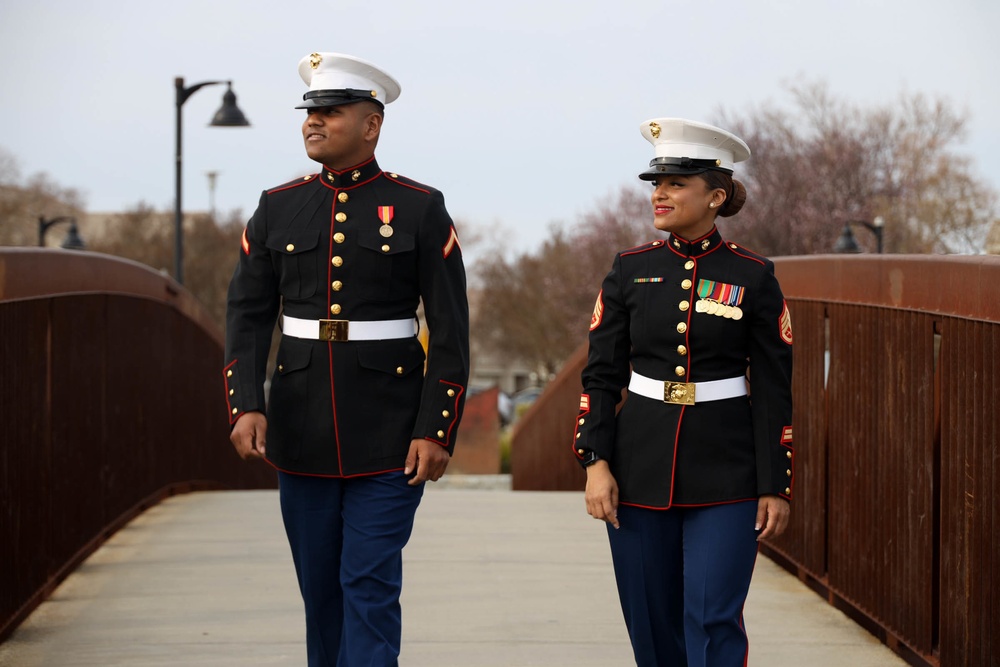 Recruiter Inspires Younger Brother to Join the U.S. Marine Corps