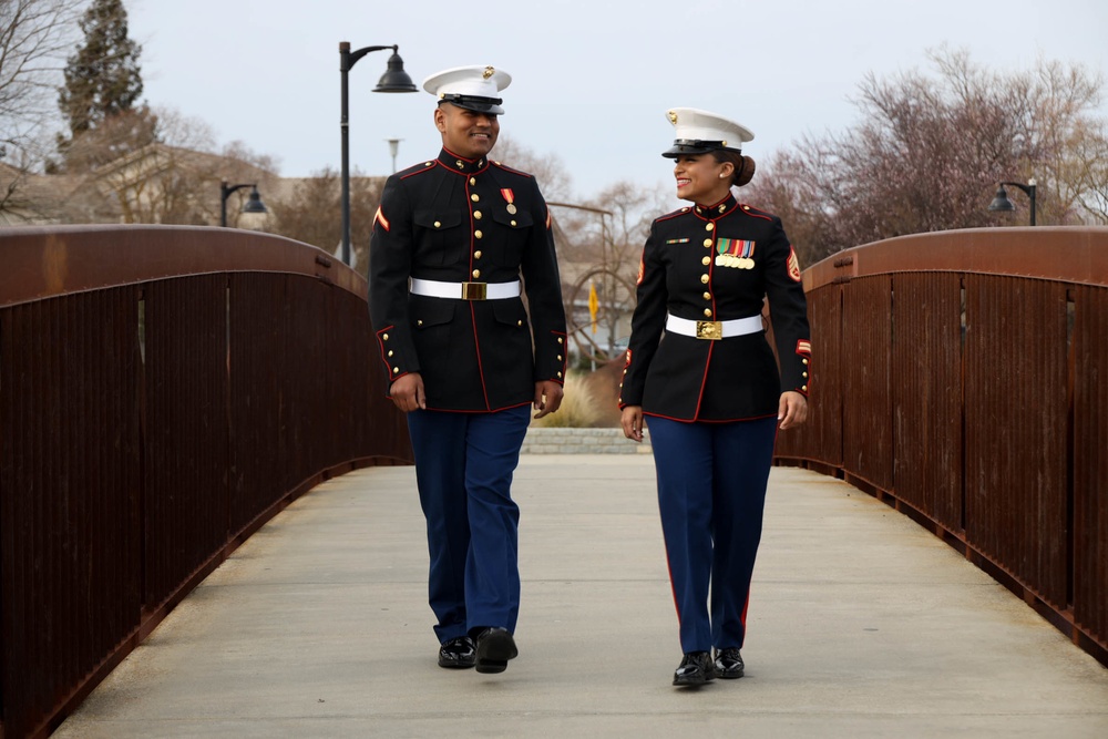 Recruiter Inspires Younger Brother to Join the U.S. Marine Corps