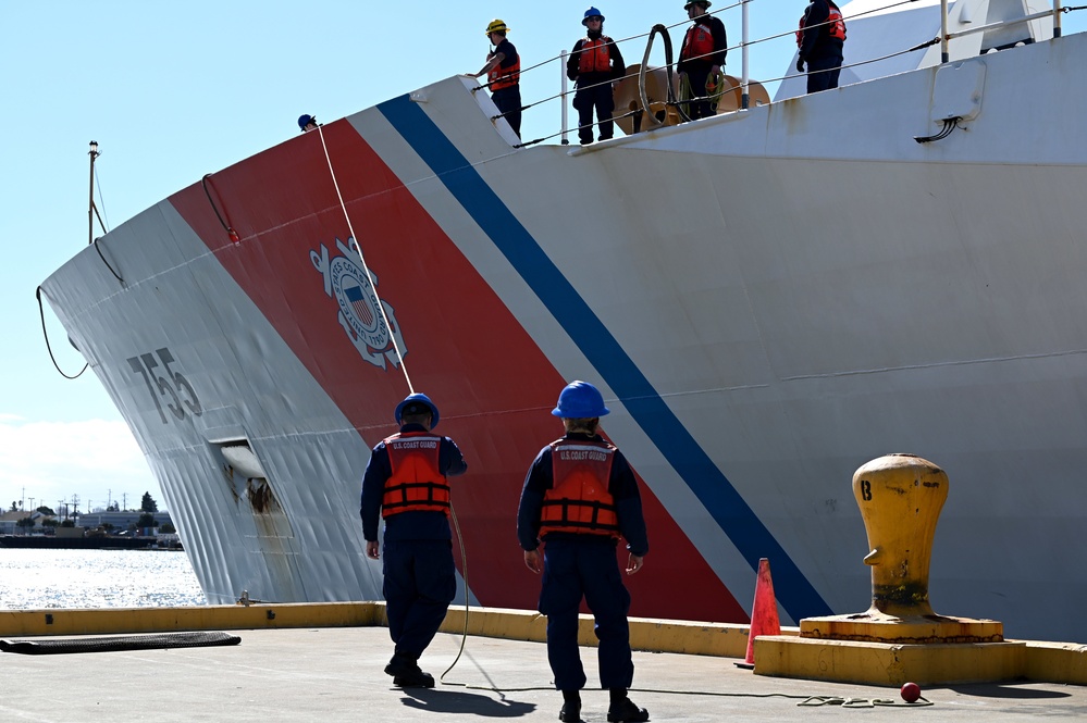 U.S. Coast Guard Cutter Munro returns from Alaska Patrol