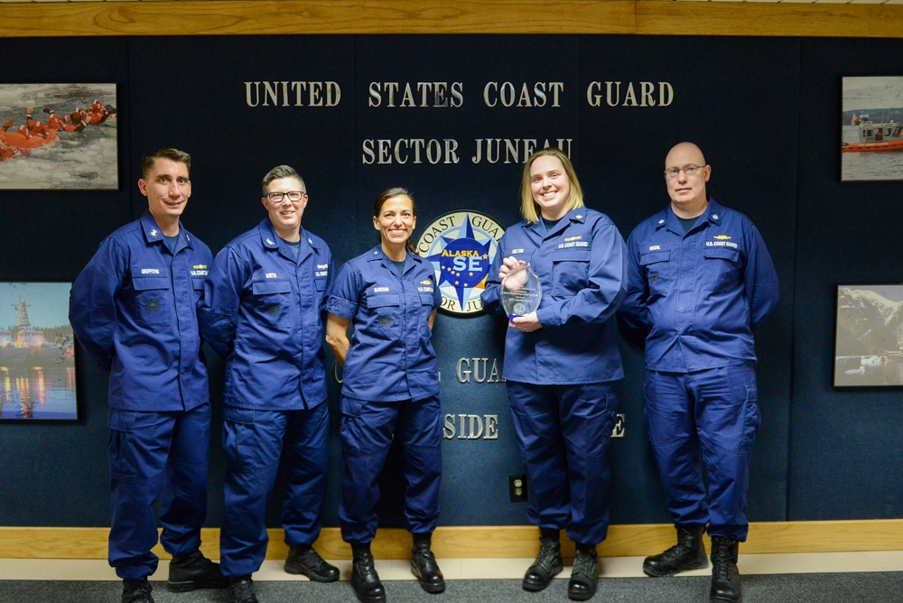 Coast Guard Sector Juneau congratulates Petty Officer 1st Class Allysia Helton