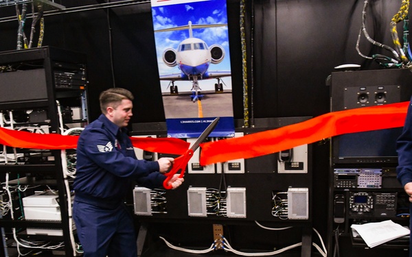 Ribbon-cutting ceremony unveils 89th AW’s new CSO trainer