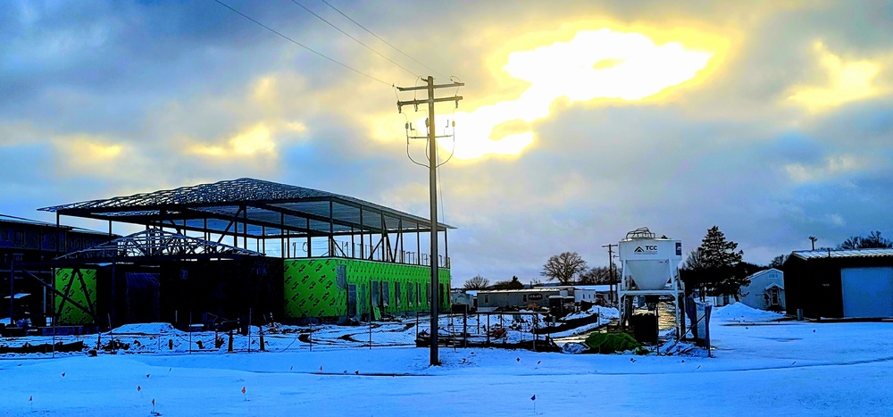 Brigade headquarters construction project reaches 20 percent completion at Fort McCoy