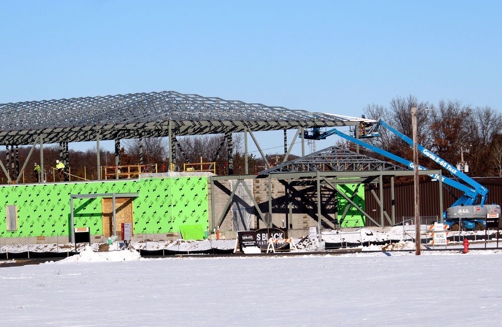 Brigade headquarters construction project reaches 20 percent completion at Fort McCoy