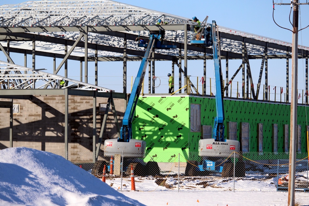 Brigade headquarters construction project reaches 20 percent completion at Fort McCoy