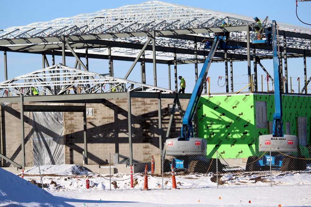 Brigade headquarters construction project reaches 20 percent completion at Fort McCoy