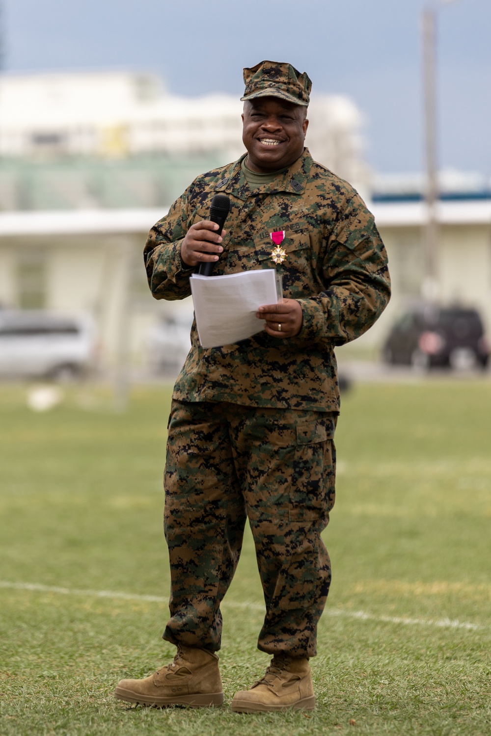 MGySgt Glen Piggee retires after 30 years of service in the Marine Corps