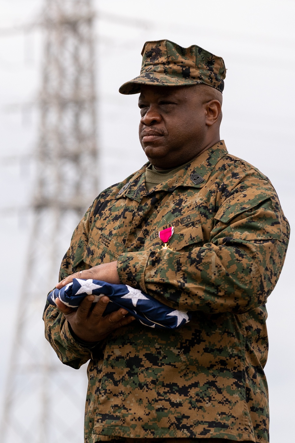 MGySgt Glen Piggee retires after 30 years of service in the Marine Corps