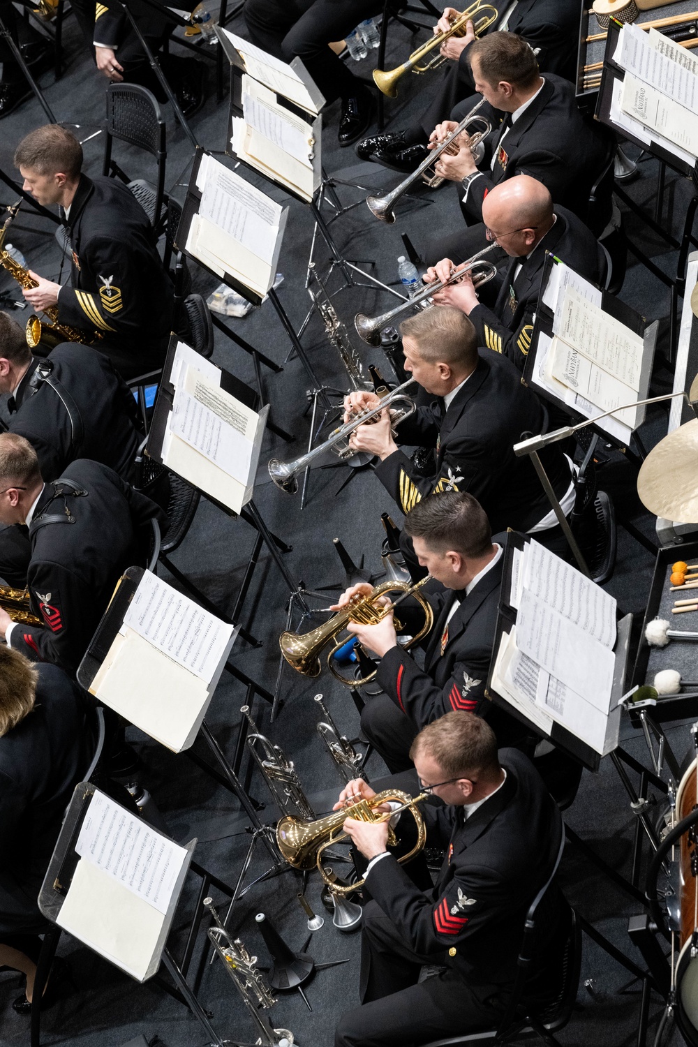 U.S. Navy Band performs in Colby